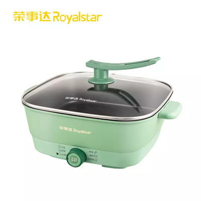 Cookware chaud électrique chinois de soupe à poêle de bateau à vapeur de pot 5 quarts pour la partie de famille des personnes 6-8