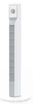 fan à la maison d'intérieur blanche de tour de ventilateur électrique de position du plancher 110V avec la vitesse de la minuterie 24ft/s